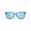 Lunettes de soleil sport Marsquest Momentum ICE BLACK-NEON BLUE avec lentilles polarisées et monture légère.