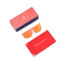 Lunettes de soleil sport Marsquest Momentum ICE ORANGEavec lentilles polarisées et monture légère.
