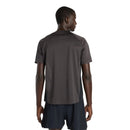 T-shirt de course noir pour homme New Balance Viz-Tech Run réfléchissant
