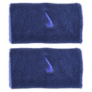 Poignets Nike Swoosh Classic réversibles en tissu éponge absorbant pour sport