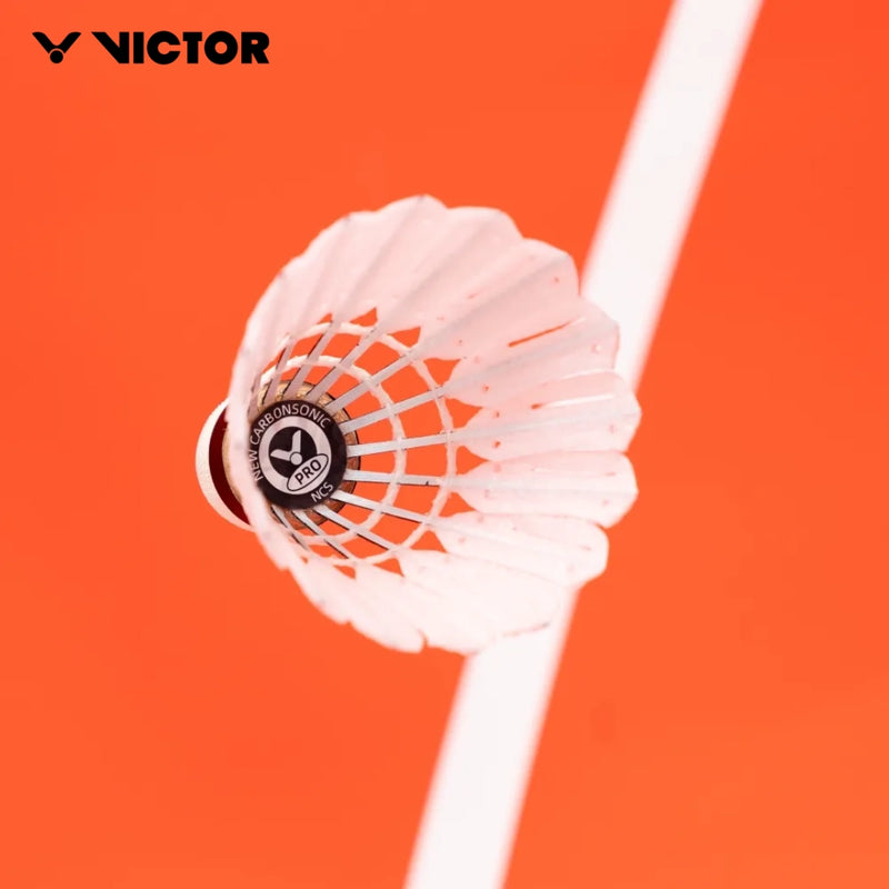 Tube de 12 volants Victor SC-NCS-PRO-12 – plume synthétique, tête en liège composite, vitesse 77