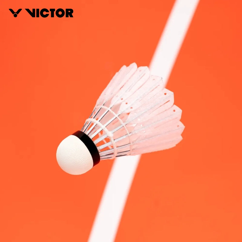 Tube de 12 volants Victor SC-NCS-PRO-12 – plume synthétique, tête en liège composite, vitesse 77