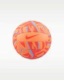 Mini ballon de volleyball Nike orange avec surface texturée conçu pour l'entraînement intérieur et extérieur