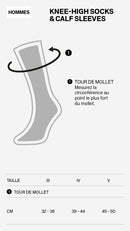 Manchons de compression mollet CEP Core Run Ultraléger (grandeur V) (homme)