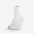 Chaussettes Thorlo Light Cushion Ankle Pickleball avec rembourrage ciblé, fibres THOR•WICK et soutien de la voûte plantaire pour confort et performance.