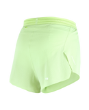 Short de course Salomon SENSE AERO Split 3 léger et respirant avec rangement intégré pour gels et téléphone