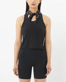 Camisole courte Salomon SENSE AERO pour femme légère et respirante pour la course haute intensité