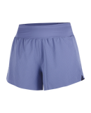 Short de course Salomon SENSE AERO STOW 4 léger avec rangement intégré et poche zippée pour téléphone