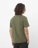 T-shirt Salomon Trackline homme confortable avec tissu antibactérien pour randonnée et usage quotidien