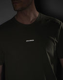 T-shirt Salomon Trackline homme confortable avec tissu antibactérien pour randonnée et usage quotidien