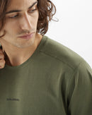 T-shirt Salomon Trackline homme confortable avec tissu antibactérien pour randonnée et usage quotidien