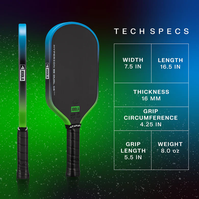 Joola Hyperion 3S Dual 16mm Raquette Pickleball