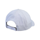 Casquette ASICS Performance pour tennis et padel avec zones perforées respirantes, fermeture ajustable et logo ASICS en silicone