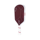 Raquette de pickleball Six Zero Ruby 16 mm avec surface aramide et design rouge premium