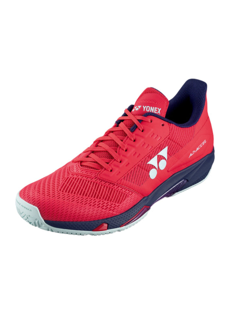 Chaussure de tennis Yonex Ad Accel – modèle performant avec technologie POWER CUSHION+, semelle graphite et design léger pour joueurs rapides.