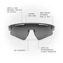 Lunette de soleil sport SPEK KOVO Noir mat