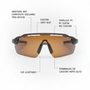 Lunette de soleil sport SPEK STRYVE II Noir Mat