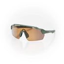 Lunettes de soleil sport SPEK STRYVE II Olive avec lentille enveloppante et technologie SPEKTRA+™.
