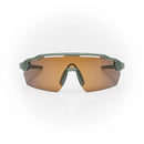 Lunettes de soleil sport SPEK STRYVE II Olive avec lentille enveloppante et technologie SPEKTRA+™.