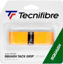Grip de remplacement Tecnifibre Squash Tack Orange 1.8 mm pour raquettes de squash
