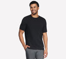 t shirt skechers go dri pima crew coton pima respirant homme