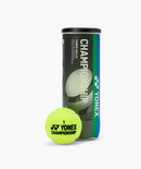 Tube de 3 balles de tennis Championship pressurisées pour entraînement et compétition