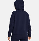 Chandail à capuchon Under Armour Rival Fleece pour femme avec tissu molletonné chaud et poche kangourou.