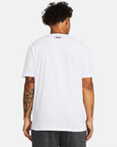 T-shirt Under Armour Logo pour homme avec coupe ample et tissu léger confortable.