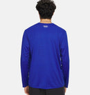 Chandail Under Armour Tech Vent Team à manches longues pour homme avec tissu respirant et panneau mesh au dos.
