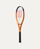Raquette de tennis Wilson Burn V6 100LS avec technologie Spin Effect 18x16 et cadre en fibre de carbone pour plus de puissance et d'effets.