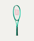 Raquette de tennis Wilson Blade 98 18x20 V10 verte offrant contrôle précis, stabilité et sensations avancées pour joueurs compétitifs