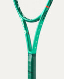Raquette de tennis Wilson Blade 100 V10 verte offrant contrôle, stabilité et excellente prise d’effet pour joueurs avancés
