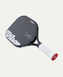 Raquette pickleball Wilson Vesper SF Control 17 avec surface carbone texturée et noyau mousse pour contrôle et précision