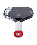 Raquette pickleball Wilson Vesper SF Control 17 avec surface carbone texturée et noyau mousse pour contrôle et précision