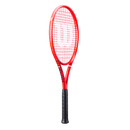 Raquette de tennis Wilson Defy 98 Pro V1 conçue pour offrir puissance, contrôle, stabilité et effets aux joueurs compétitifs.