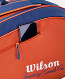 Sac Wilson Roland-Garros 2026 Team 6 Pack blanc et terre battue pour 6 raquettes de tennis inspiré du tournoi de Roland-Garros