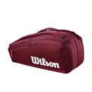 Wilson Defyer 9 Pack sac de tennis avec deux compartiments et capacité de 9 raquettes