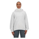 Chandail à capuchon New Balance Athletics pour femme avec coupe oversized et logo brodé.