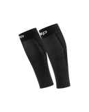 Manchons de compression mollet CEP Core Run noirs – accessoire running performance
