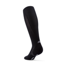 Bas de compression CEP Core Run Tall noirs pour la course à pied avec compression 3D, zones mesh respirantes et amorti anatomique