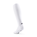 Bas de compression CEP Core Run Tall blancs pour la course à pied avec compression 3D, zones mesh respirantes et amorti anatomique