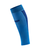 Manchons de compression mollet CEP Core Run Ultralight bleus – accessoires running ultra légers