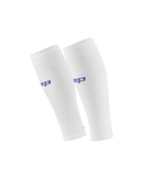 Manchons de compression mollet CEP Core Run Ultralight blancs – accessoires running ultra légers
