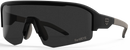 Lunettes de pickleball CRBN Pivot avec monture modulaire, trois lentilles interchangeables (photochromique, Orange Mirrored et Amber), étui rigide et insert pour verres correcteurs.