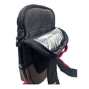 Sac à dos CRBN Pro Team bicolore noir et gris – compartiment thermique pour 3 raquettes, séparateur chaussures, poches isothermes, crochets de clôture.