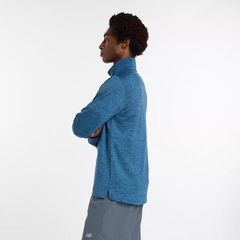 Demi-zip New Balance NB Heat Grid pour entraînement par temps froid