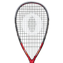 Raquette OLIVER APEX 520 CE – cadre noir et rouge, profil concave, cordée SQ-X9, idéale pour le squash offensif.