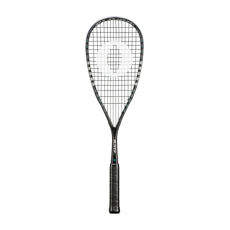 Raquette de squash Oliver Pure 6 – cadre Long String, ultra-légère, équilibre tête légère, idéale pour vitesse et puissance.