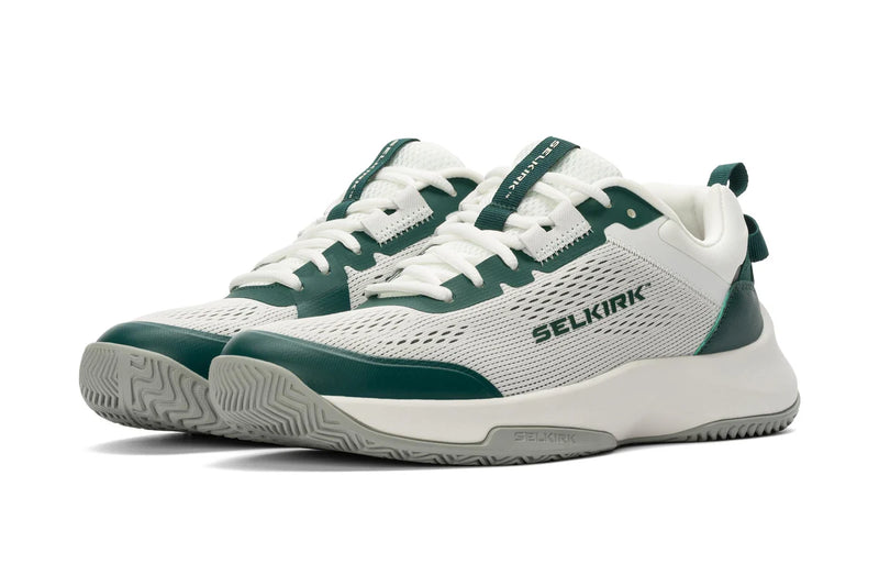 Selkirk CourtStrike Chaussures Pickleball homme vert et blanc