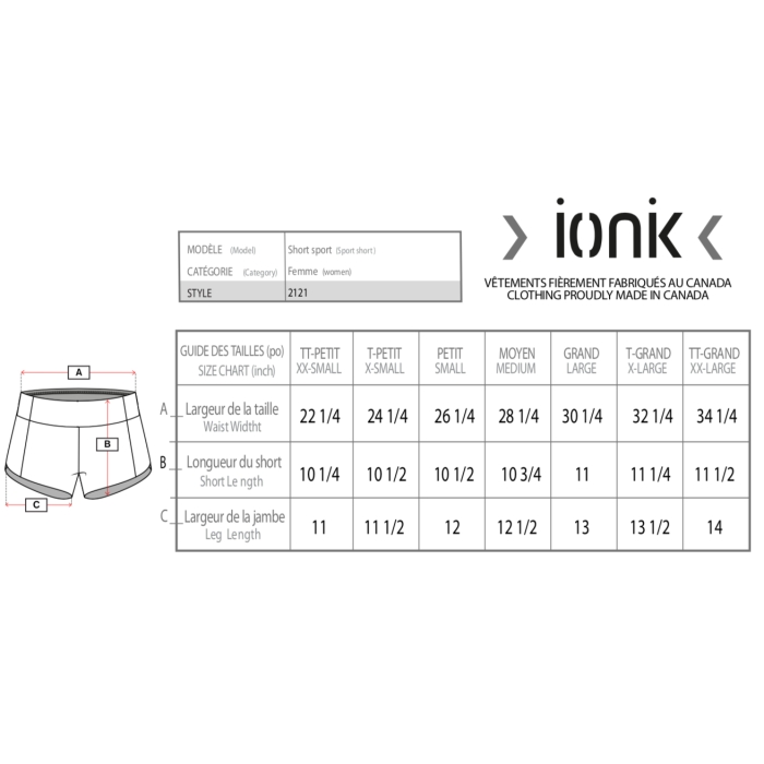Ionik Short Tennis (femme)